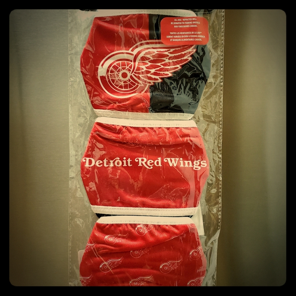 Detroit Red Wings Face Covering 3-pack
